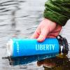 Introducing the NEW LifeSaver® Liberty™, the worlds' first and only portable water purifier which is a bottle with an inline pump combined.
