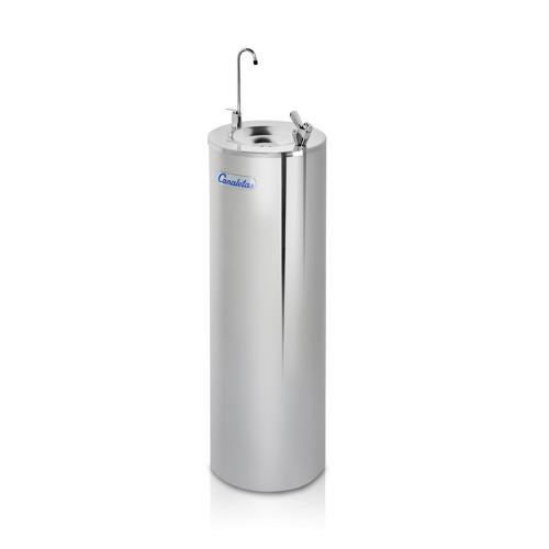 6-AROLV watercooler from Canaletas is the perfect combination of elegance and practical design. Made entirely from A-304 stainless steel, including the internal chassis.