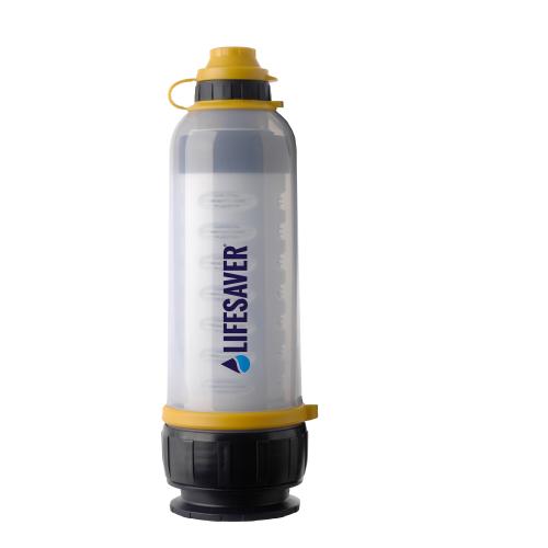 The Lifesaver&#x000000ae; Bottle has a capacity of 750 ml. It is available in two versions capable of producing respectively 4,000 Litres or 6,000 Litres of drinking water from any type of non-salty water.